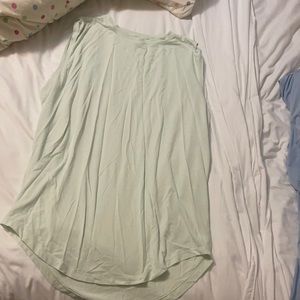Lululemon mint green muscle tank